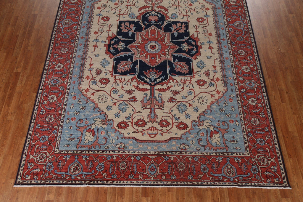 Handmade Heriz Serapi Turkish Area Rug 9x12