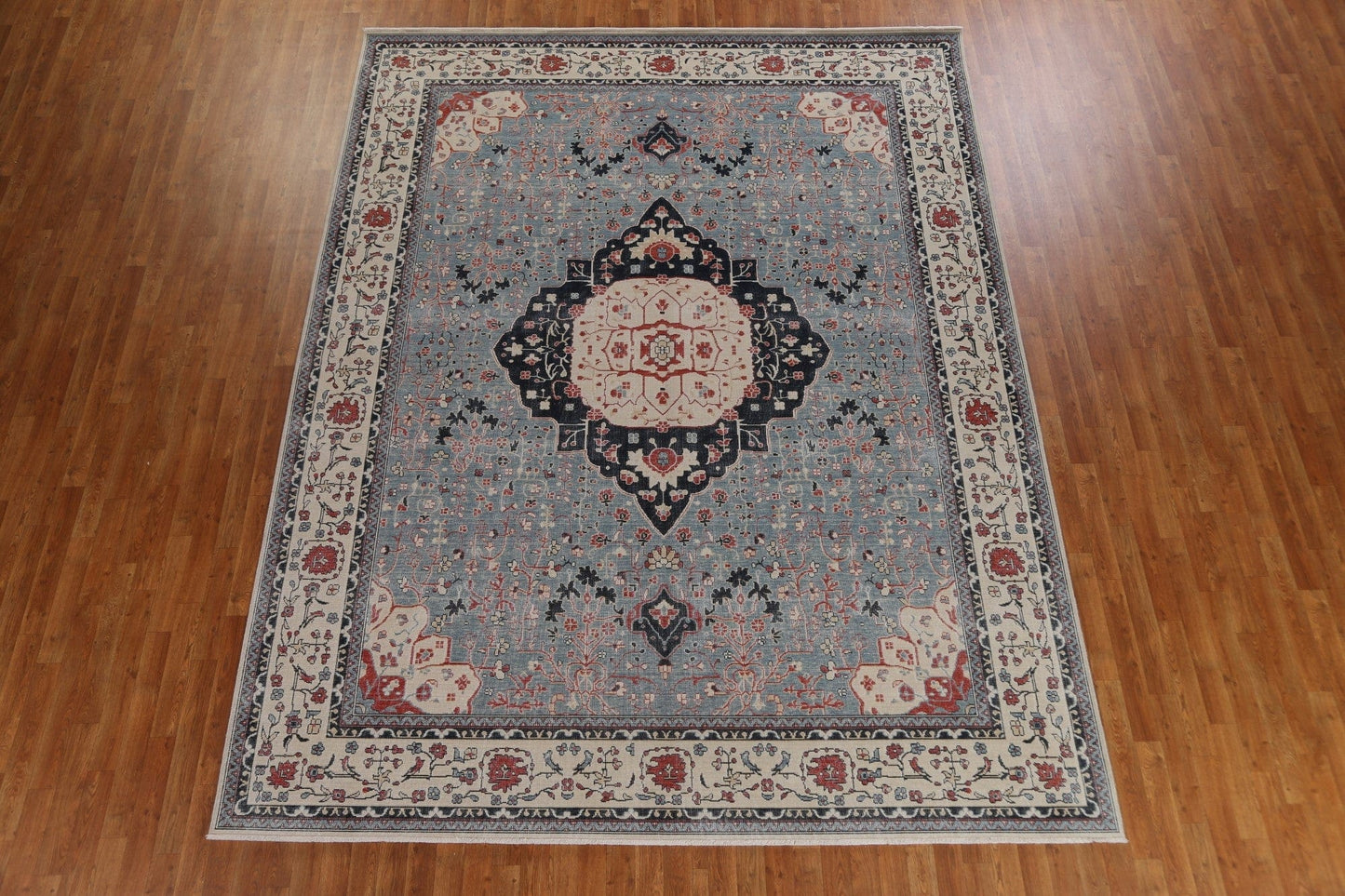 Handmade Kashan Mohtasham Oriental Area Rug 9x12