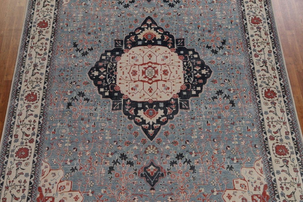 Handmade Kashan Mohtasham Oriental Area Rug 9x12