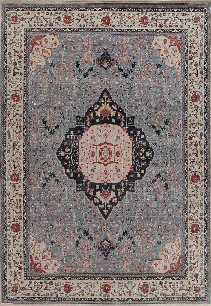 Handmade Kashan Mohtasham Oriental Area Rug 9x12