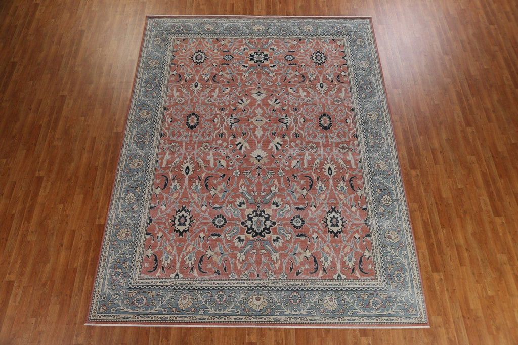 Hand-Knotted Sultanabad Ziegler Wool Turkish Rug 9x12