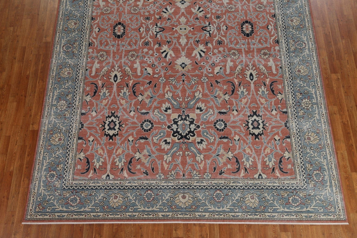 Hand-Knotted Sultanabad Ziegler Wool Turkish Rug 9x12