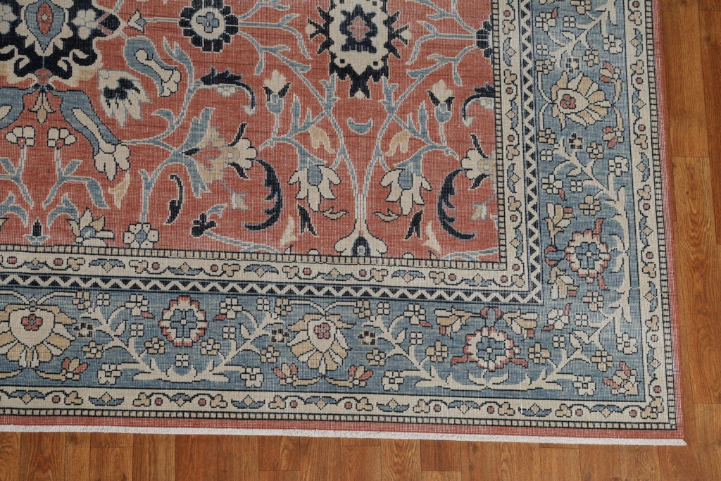 Hand-Knotted Sultanabad Ziegler Wool Turkish Rug 9x12