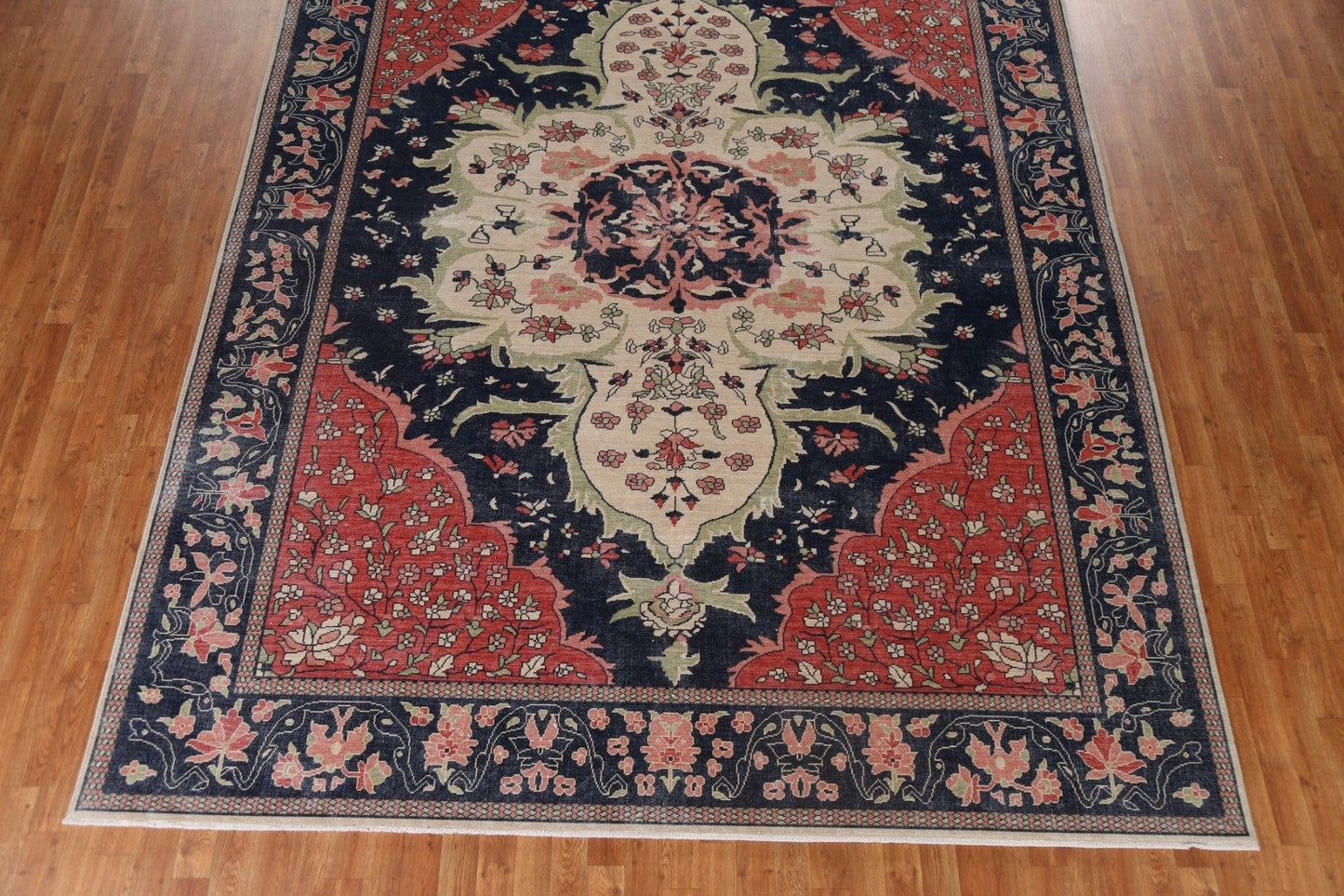 Handmade Sarouk Farahan Turkish Wool Rug 9x12