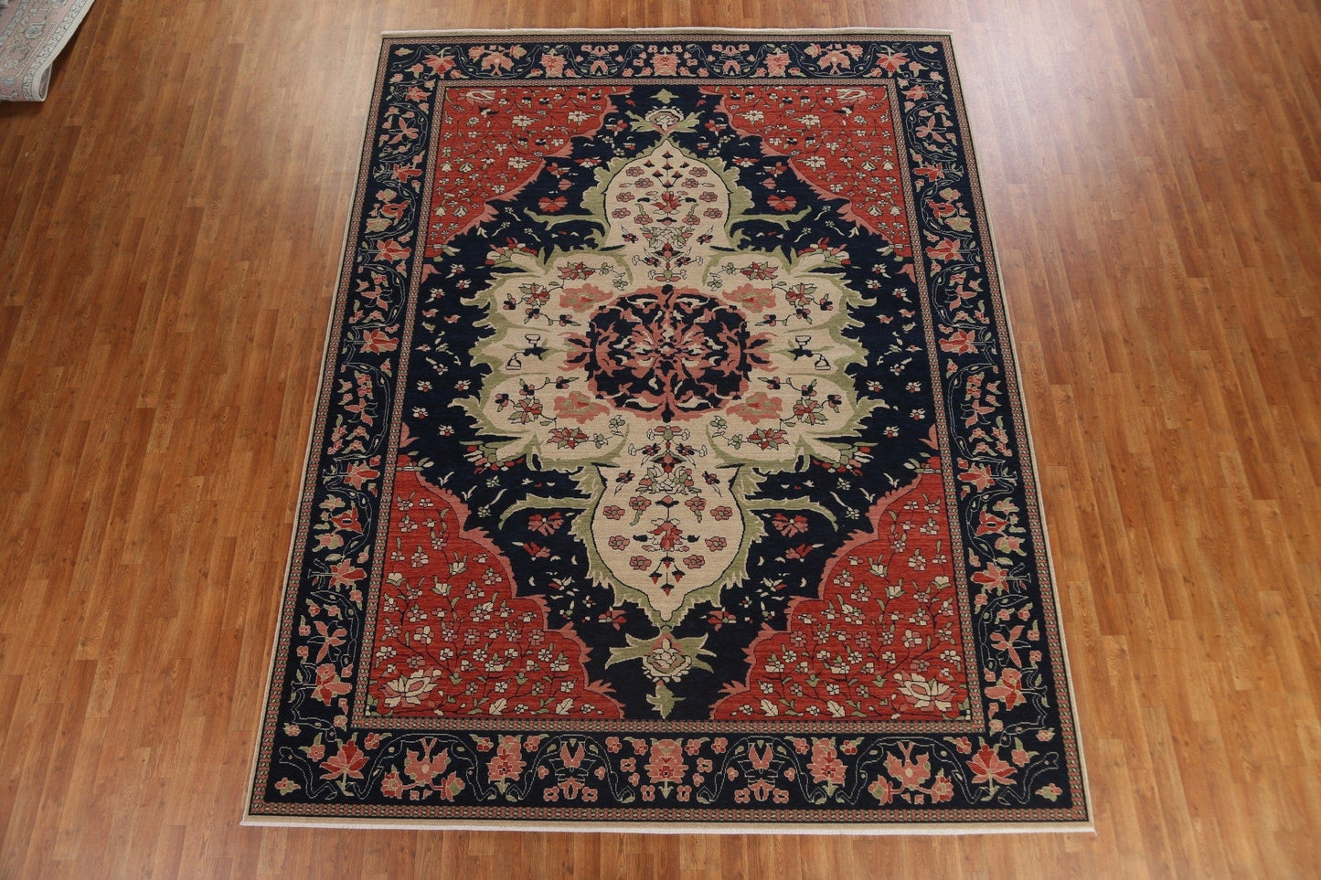 Handmade Sarouk Farahan Oriental Area Rug 9x12