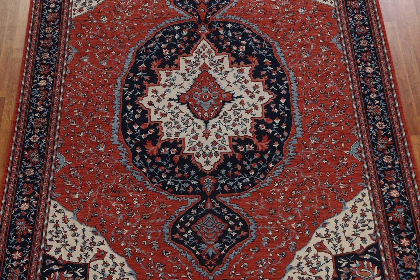 Handmade Sarouk Farahan Oriental Area Rug 9x12