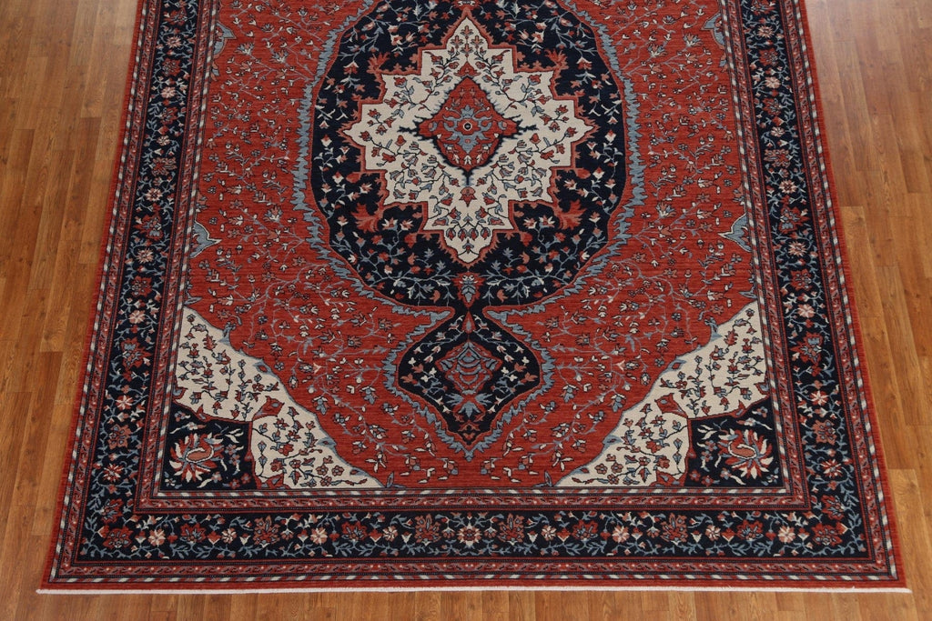 Handmade Sarouk Farahan Oriental Area Rug 9x12