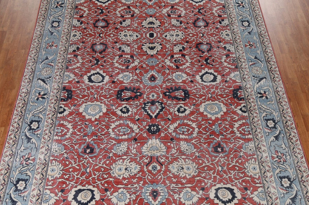 All-Over Floral Ziegler Wool Turkish Rug 9x12