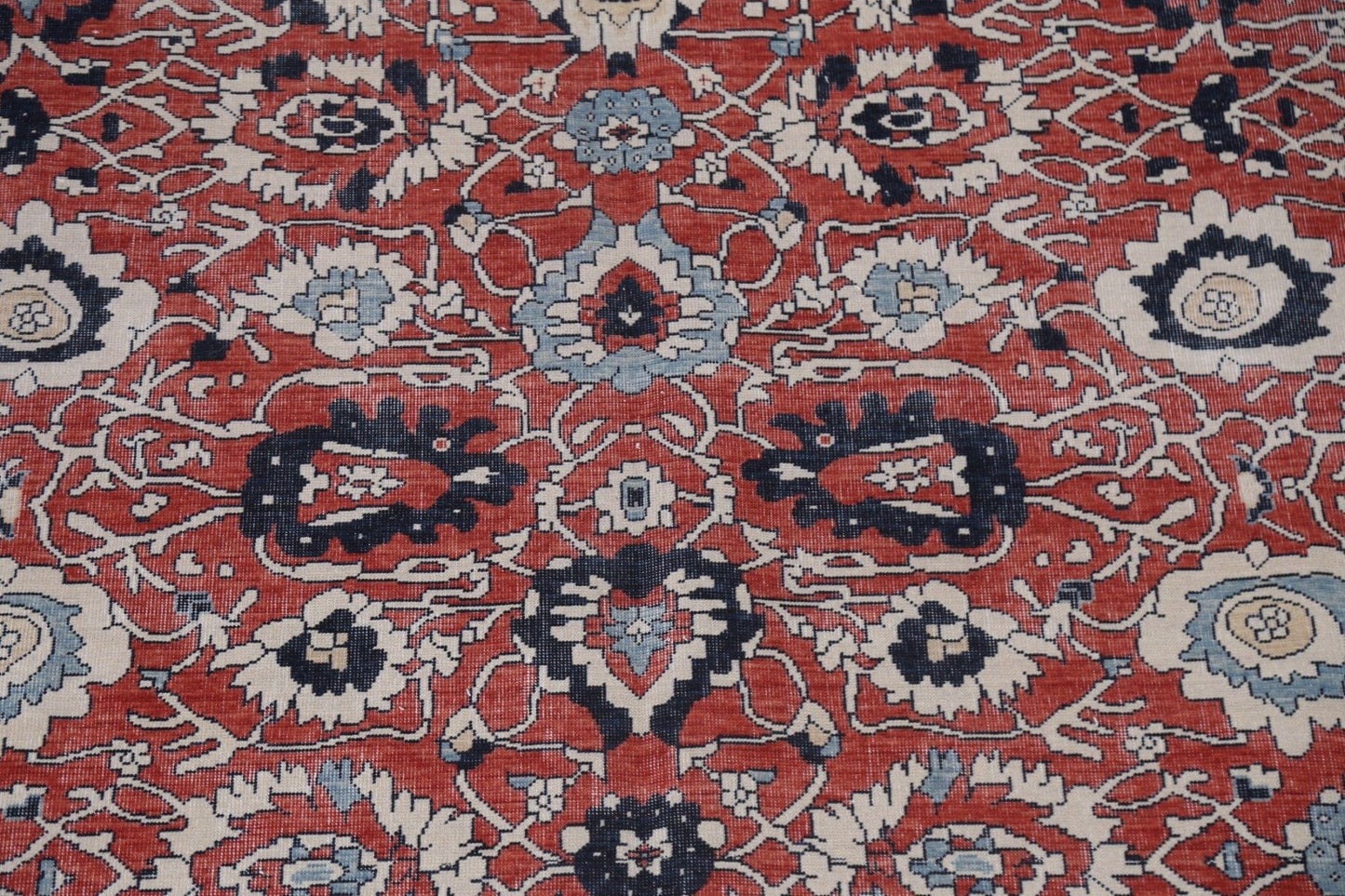 All-Over Floral Ziegler Wool Turkish Rug 9x12