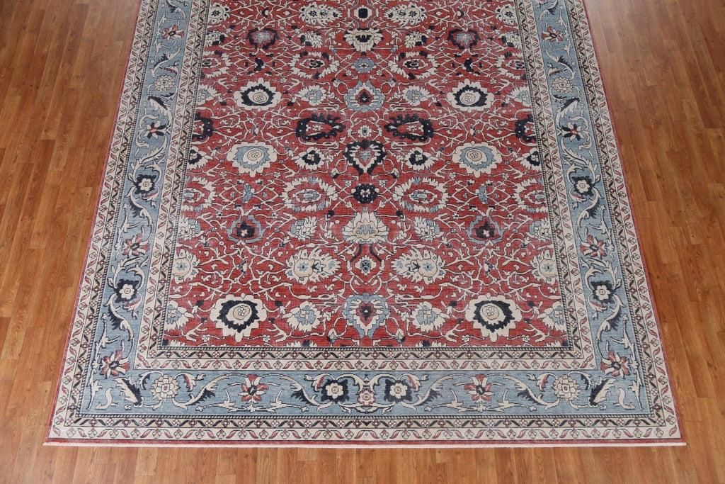 All-Over Floral Ziegler Wool Turkish Rug 9x12