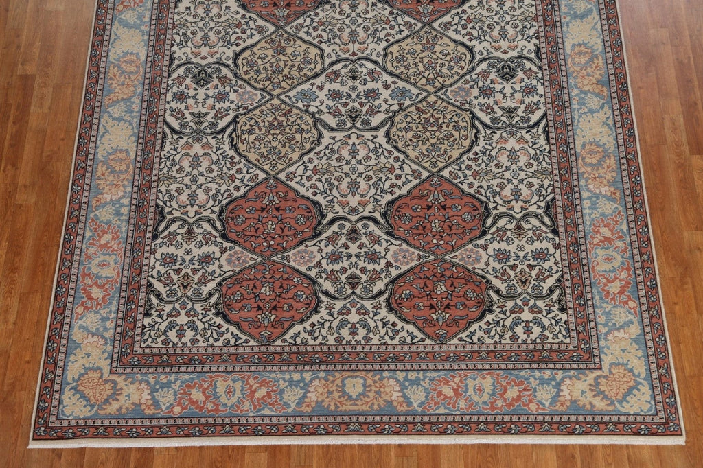 Floral Wool Bakhtiari Wool Turkish Rug 8x10