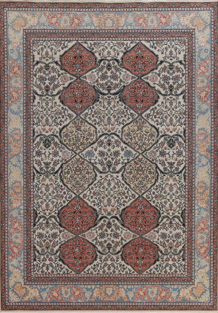 Floral Wool Bakhtiari Wool Turkish Rug 8x10