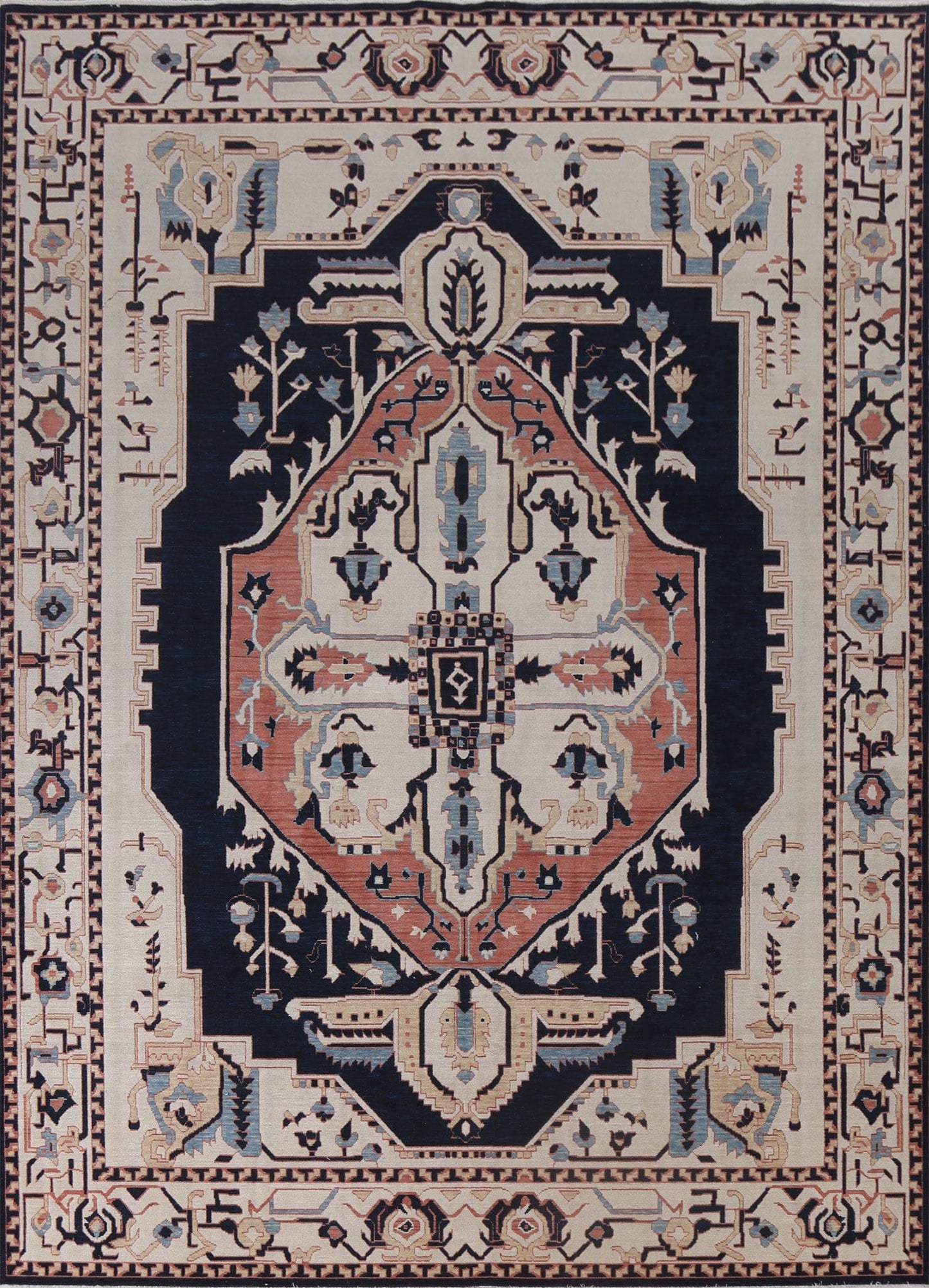 Geometric Heriz Serapi Oriental Area Rug 8x10