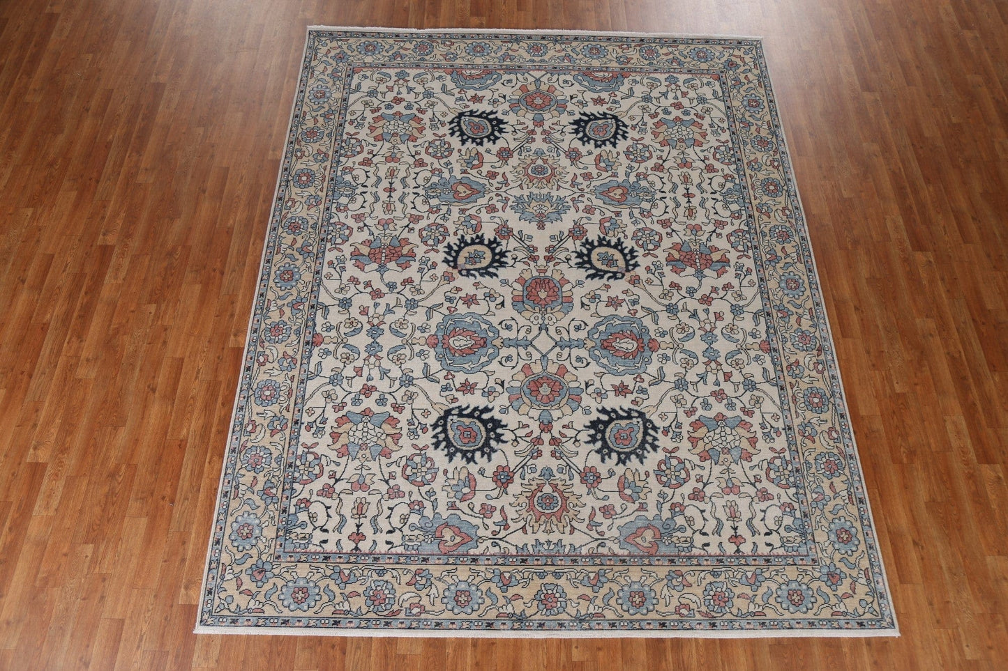 Handmade Floral Ziegler Turkish Area Rug 8x10