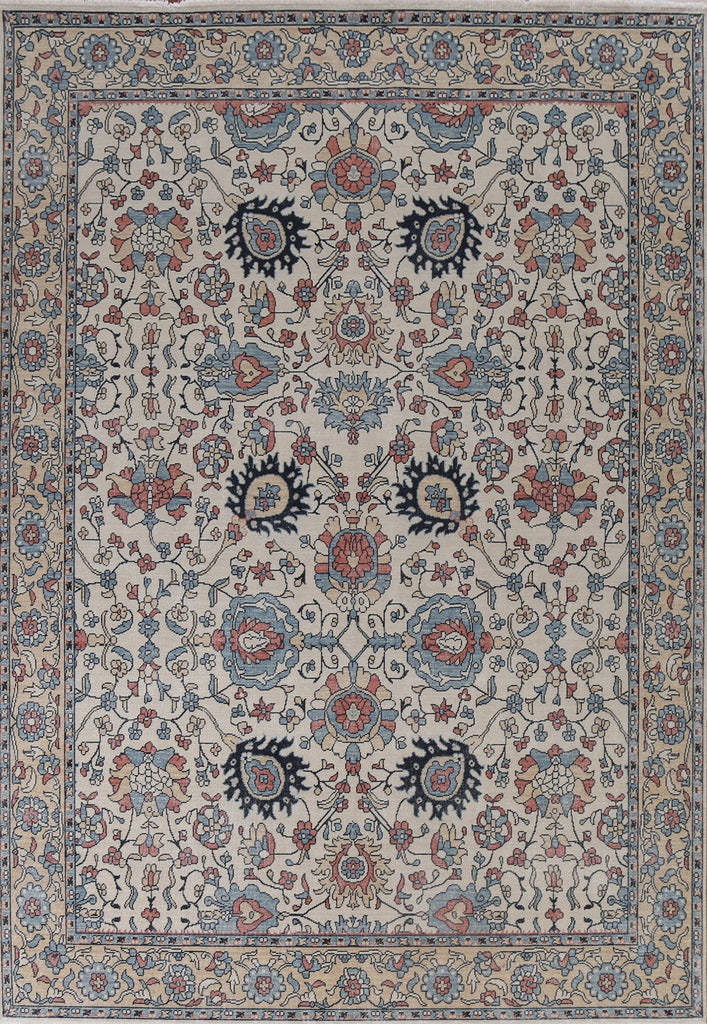 Handmade Floral Ziegler Turkish Area Rug 8x10