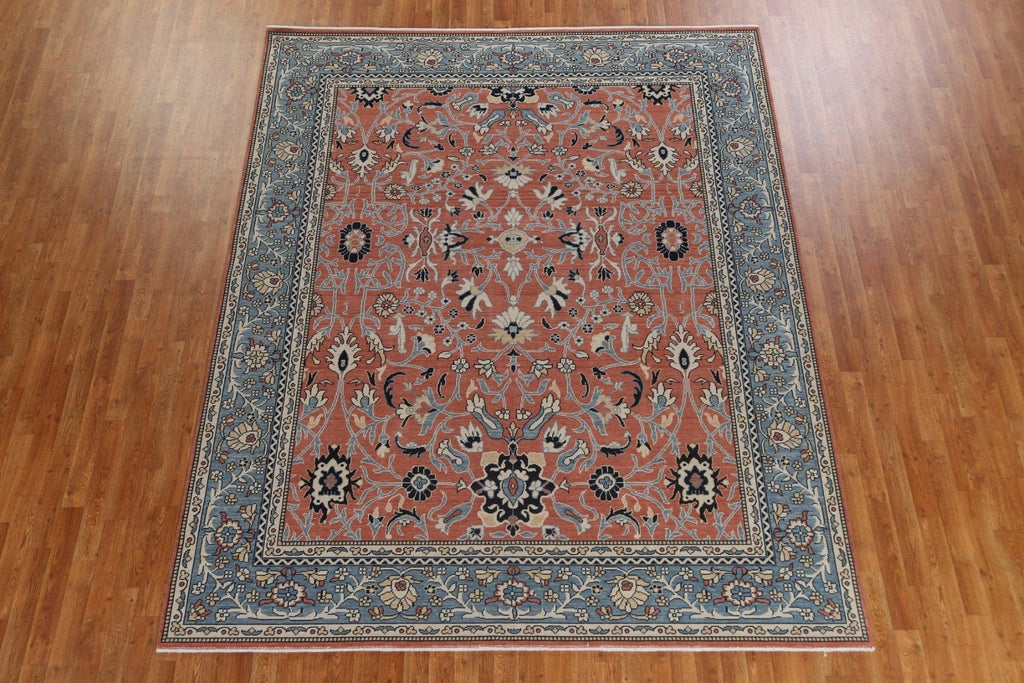 Floral Wool Ziegler Turkish Area Rug 8x10