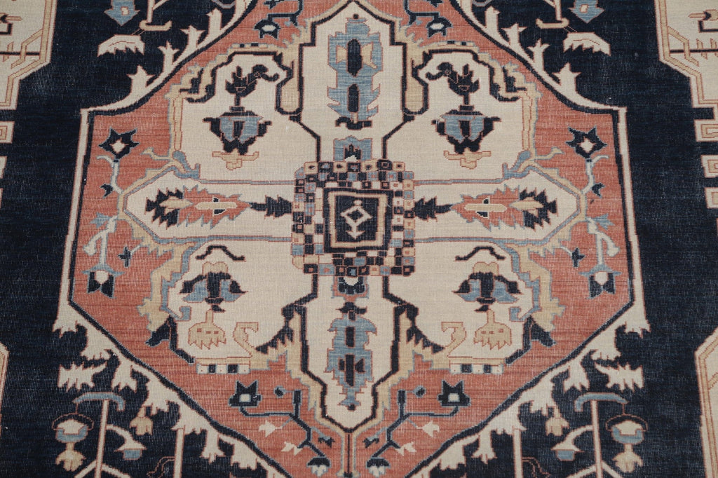 Geometric Heriz Serapi Turkish Area Rug 8x10