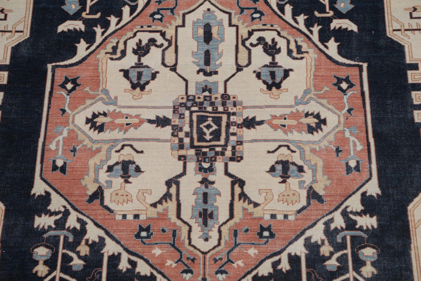 Geometric Heriz Serapi Turkish Area Rug 8x10