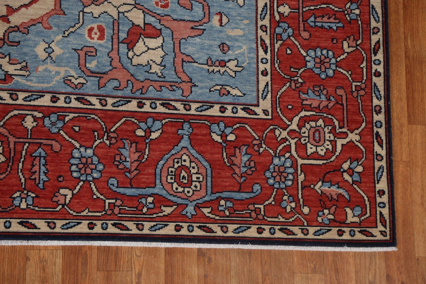 Handmade Heriz Serapi Turkish Wool Rug 8x10