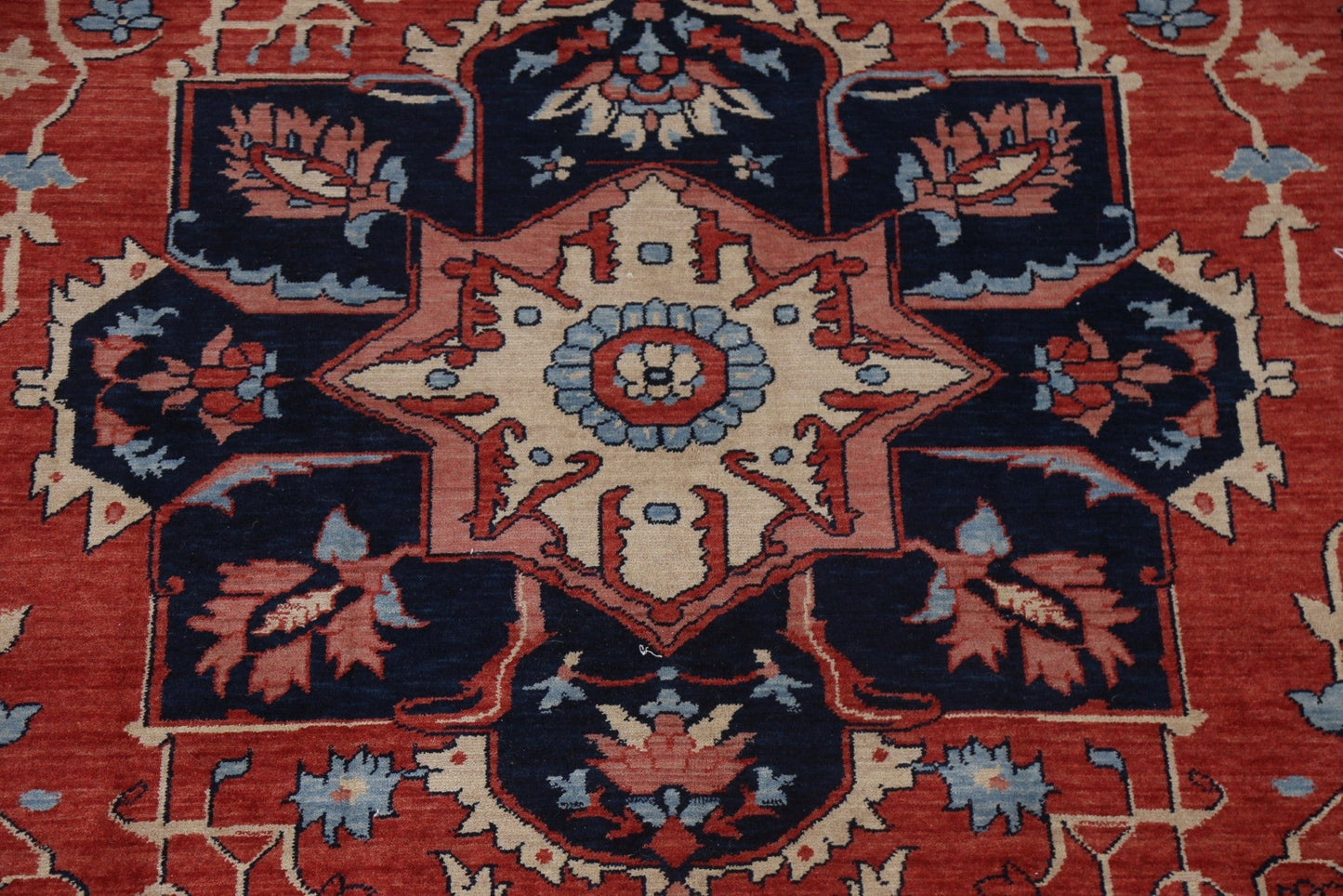 Handmade Heriz Serapi Oriental Wool Rug 8x10