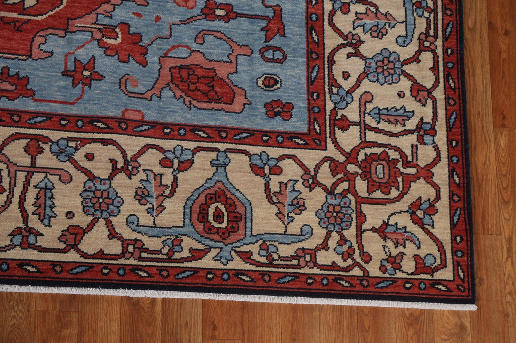 Handmade Heriz Serapi Oriental Wool Rug 8x10