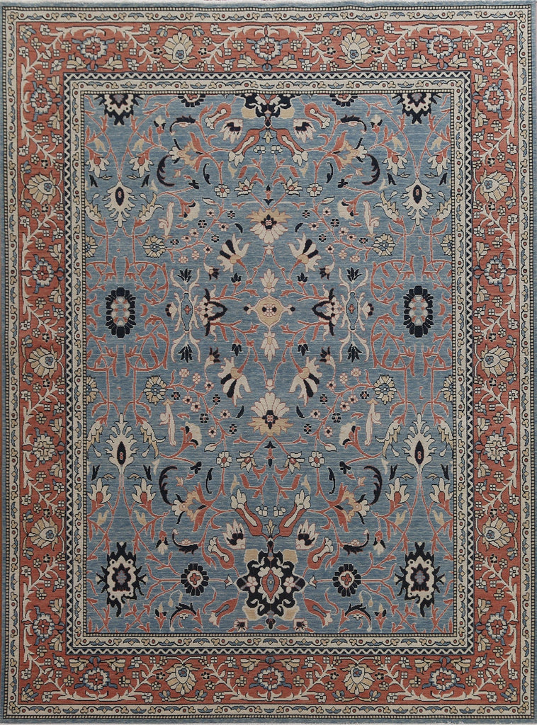 Hand-Knotted Wool Ziegler Turkish Area Rug 8x10