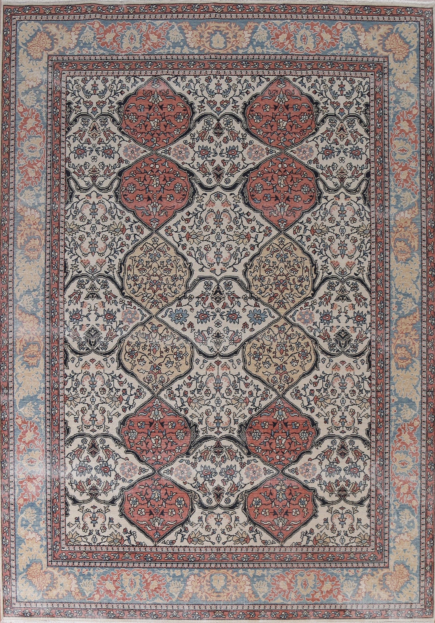 Hand-Knotted Bakhtiari Oriental Area Rug 8x10