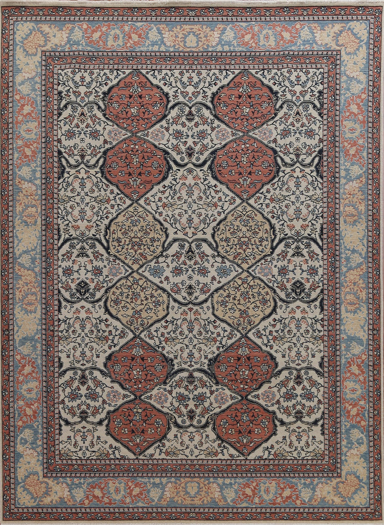 Wool Floral Bakhtiari Oriental Area Rug 8x10