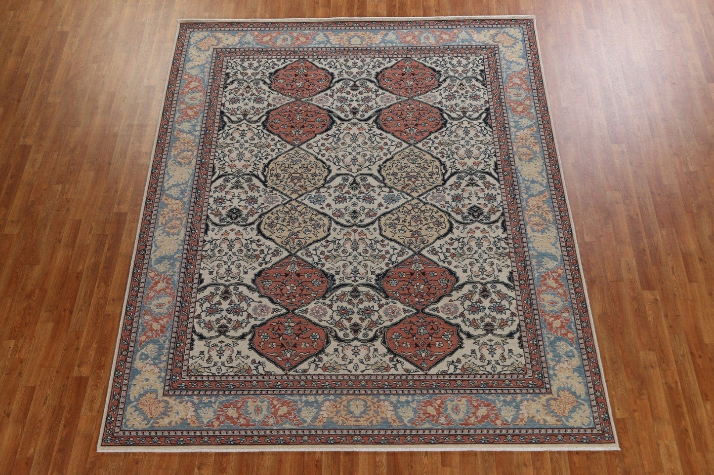 Wool Floral Bakhtiari Oriental Area Rug 8x10