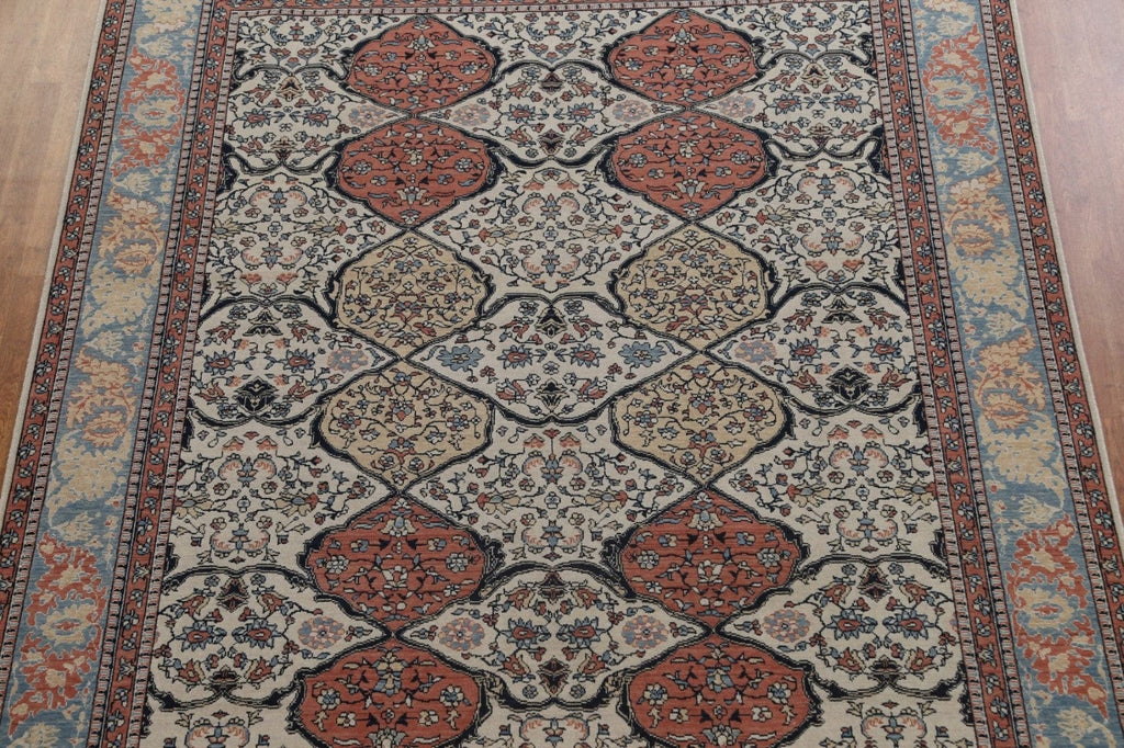 Wool Floral Bakhtiari Oriental Area Rug 8x10