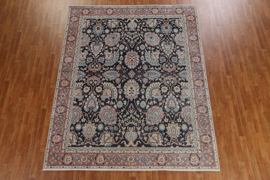 Floral Navy Blue Ziegler Oriental Area Rug 8x10