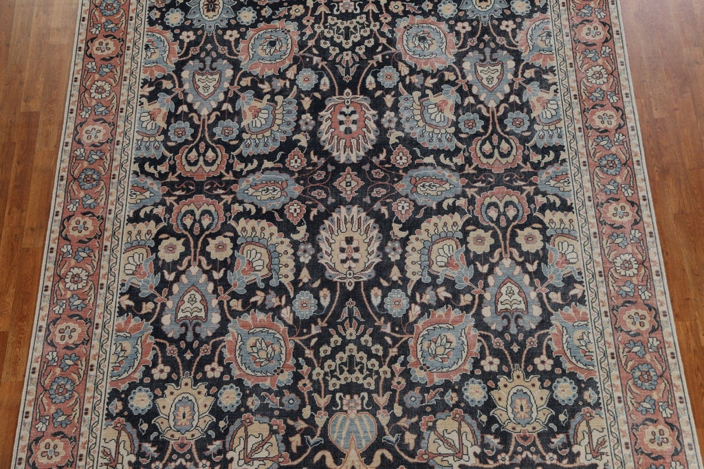 Floral Navy Blue Ziegler Oriental Area Rug 8x10