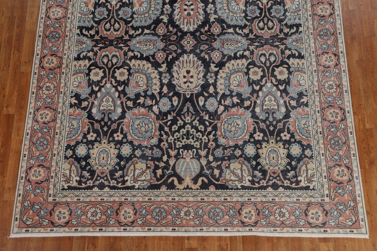 Floral Navy Blue Ziegler Oriental Area Rug 8x10