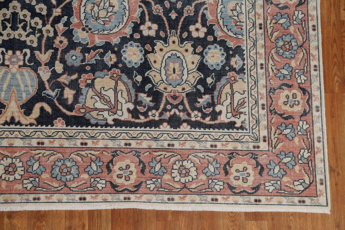 Floral Navy Blue Ziegler Oriental Area Rug 8x10