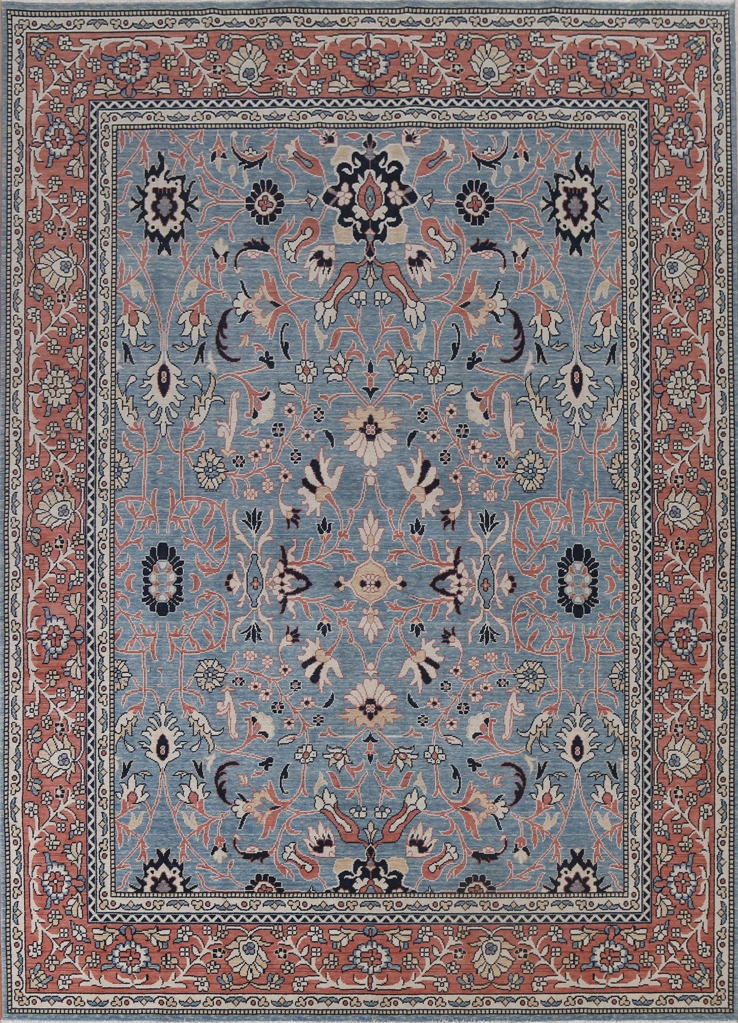 Light Blue Ziegler Oriental Area Rug 8x10