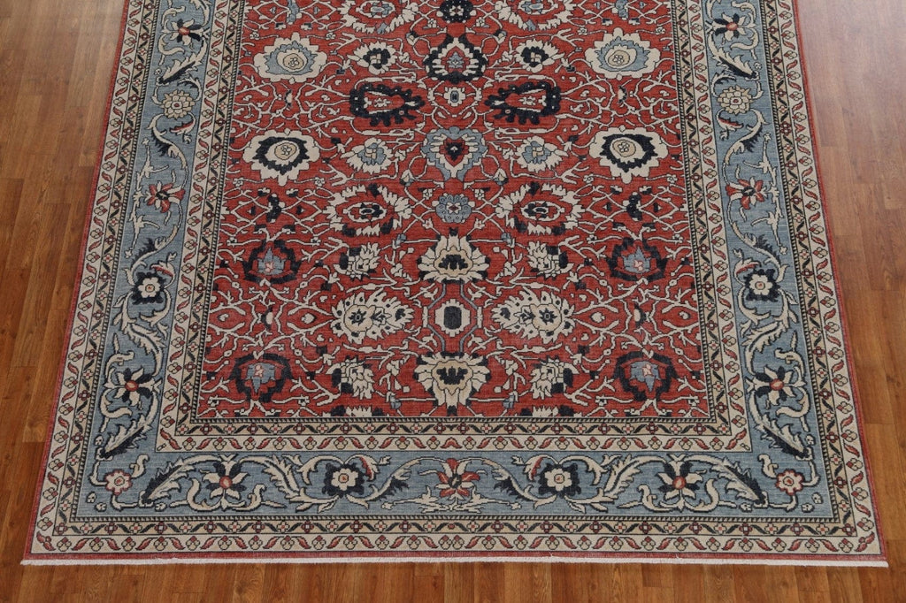 Hand-Knotted Red Ziegler Turkish Area Rug 8x10