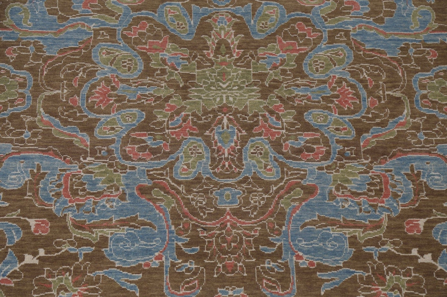 Floral Wool Oushak Turkish Area Rug 8x10