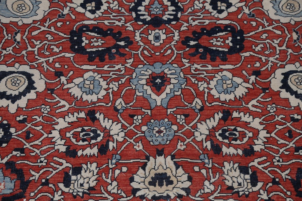 Red Floral Wool Ziegler Oriental Area Rug 8x10