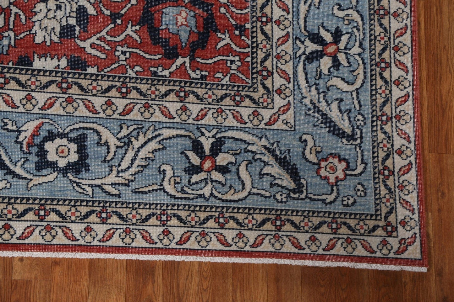 Red Floral Wool Ziegler Oriental Area Rug 8x10