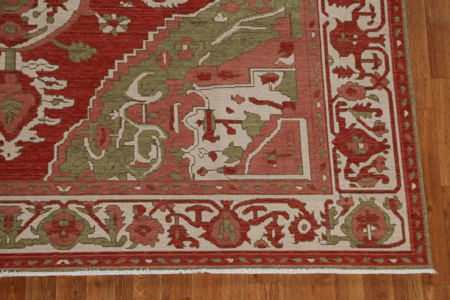 Red Wool Heriz Serapi Turkish Area Rug 8x10