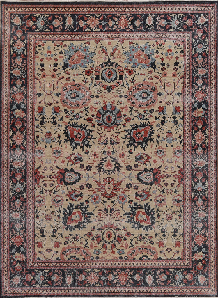 Hand-Knotted Wool Ziegler Oriental Area Rug 8x10