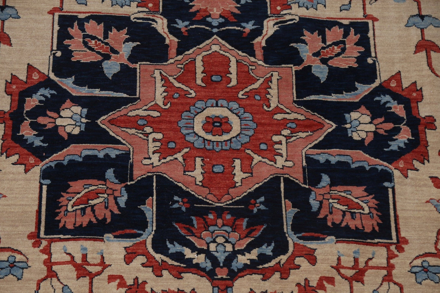 Floral Heriz Serapi Turkish Area Rug 8x10