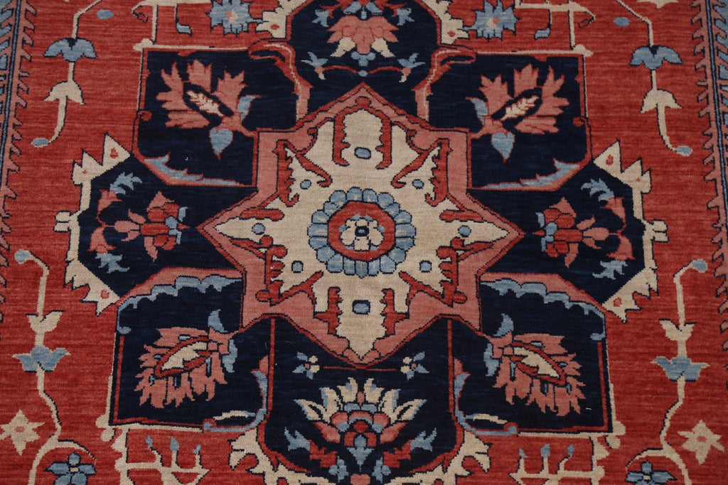 Handmade Wool Heriz Serapi Oriental Area Rug 7x10