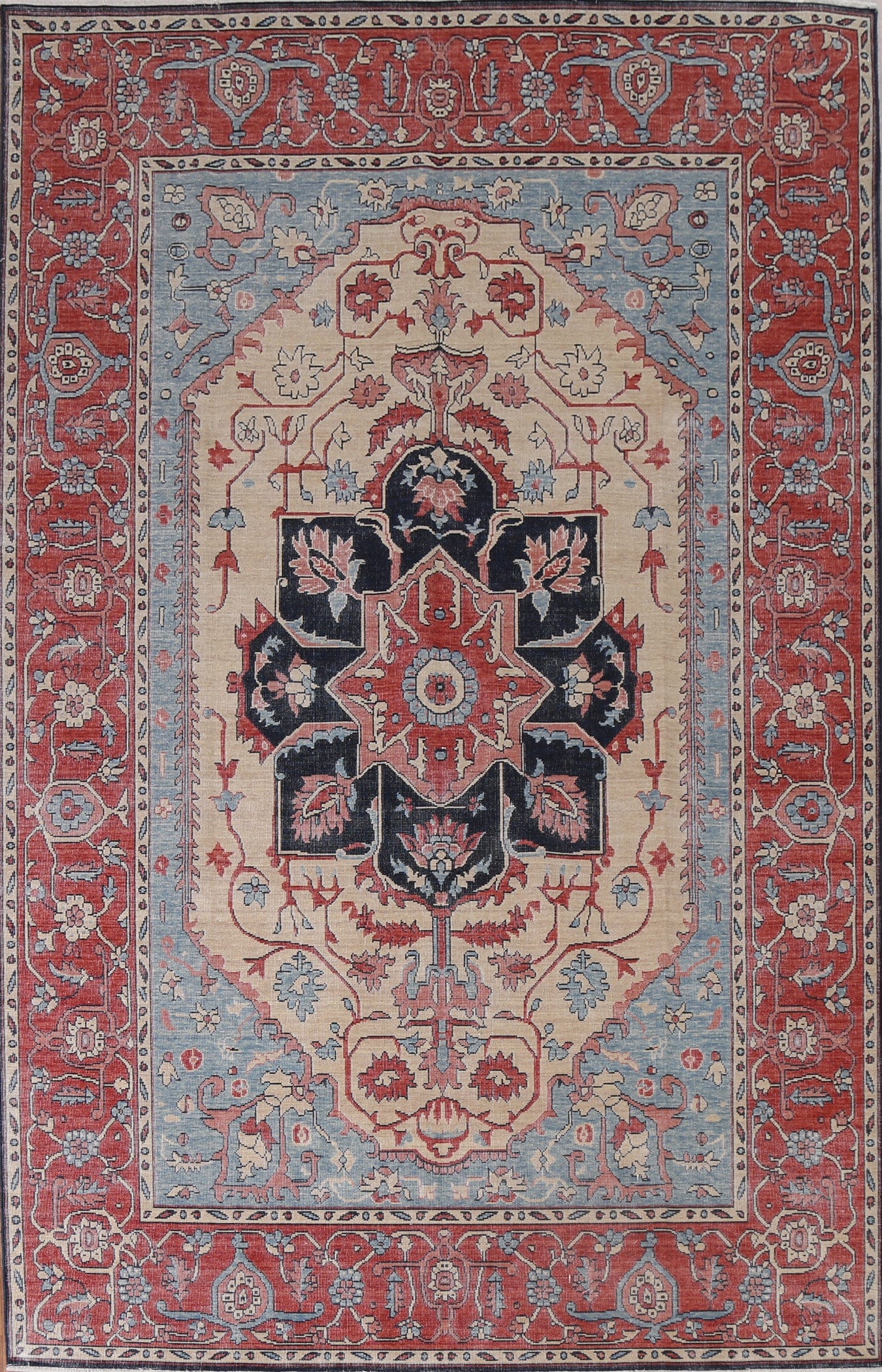 Wool Heriz Serapi Oriental Area Rug 7x10