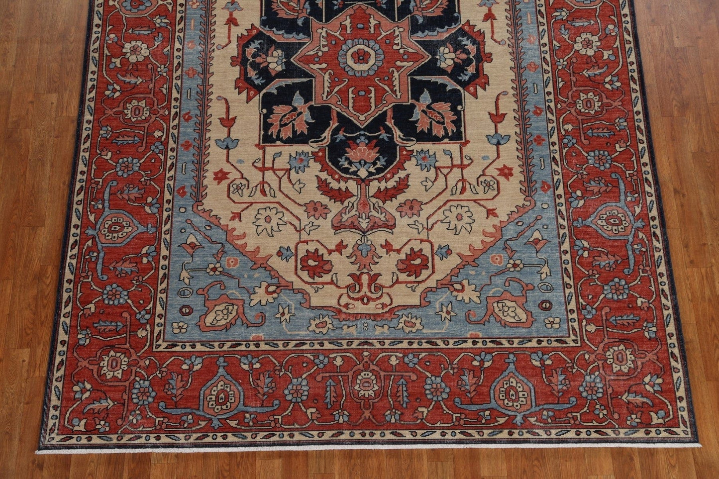 Handmade Wool Heriz Serapi Turkish Rug 7x10