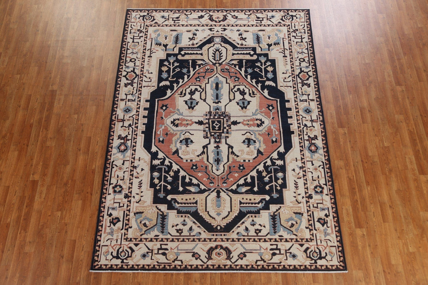 Geometric Heriz Serapi Oriental Area Rug 7x10