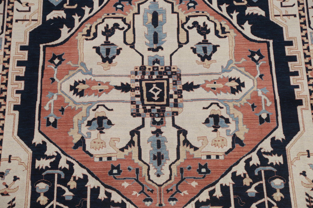 Geometric Heriz Serapi Oriental Area Rug 7x10