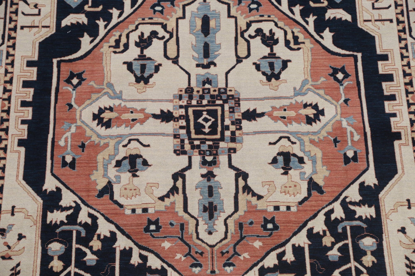 Geometric Heriz Serapi Oriental Area Rug 7x10