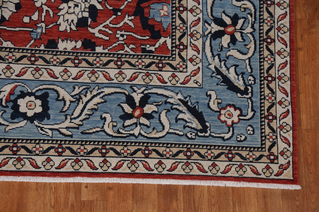 Red Floral Ziegler Turkish Area Rug 7x10