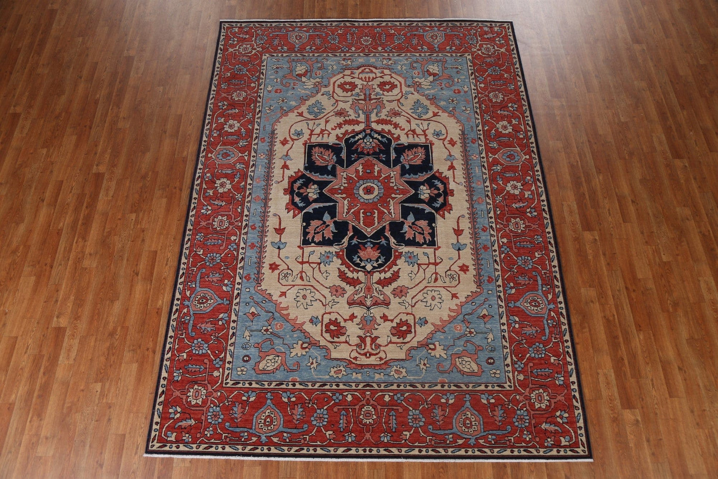 Handmade Heriz Serapi Oriental Area Rug 7x10